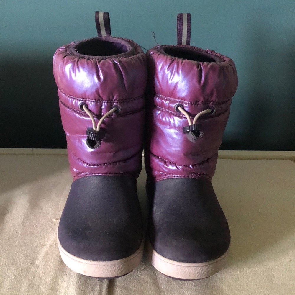 Kids Croc purple Winter Boots